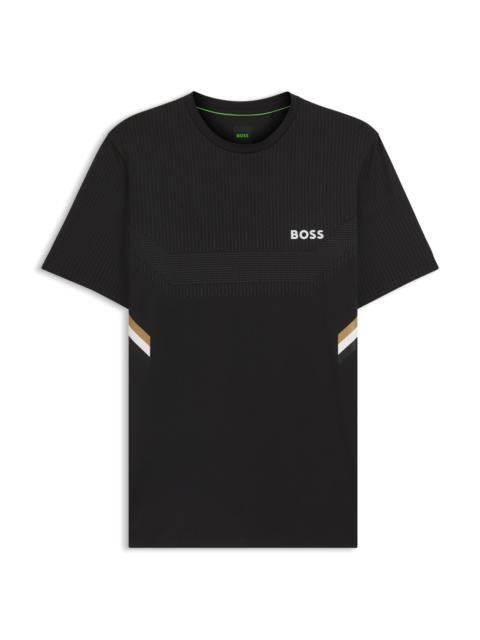 BOSS ACTIVE SLIM-FIT T-SHIRT WITH MOISTURE MANAGEMENT
