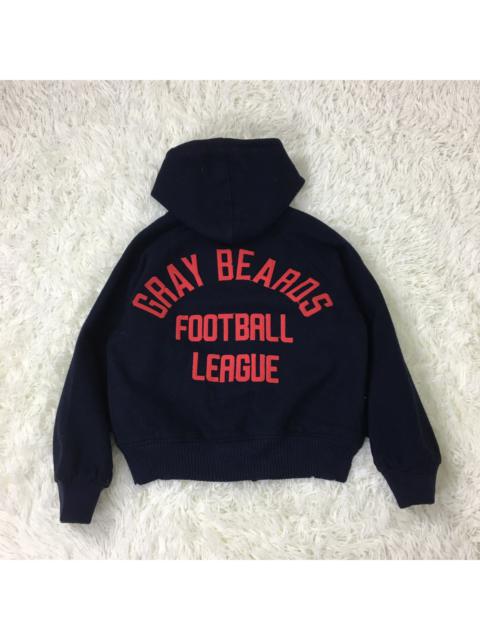 Other Designers Japanese Brand - Japanese Gray Beards Wool Hoodie Bomber