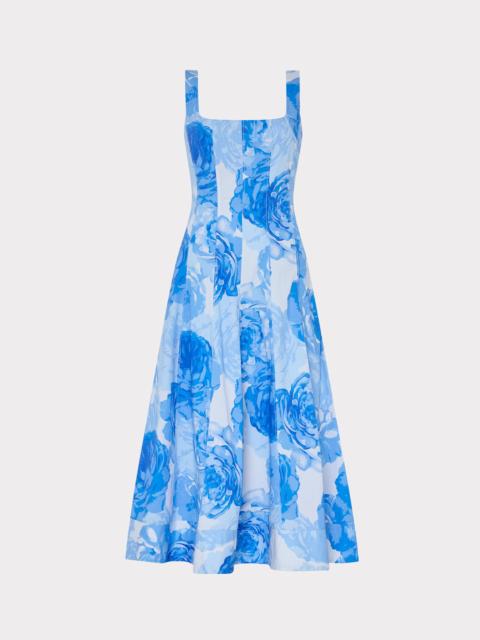 MILLY Nia Printed Poplin Dress
