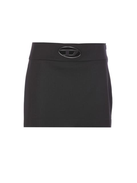 Diesel Women Logo 0-Dixy Skirt
