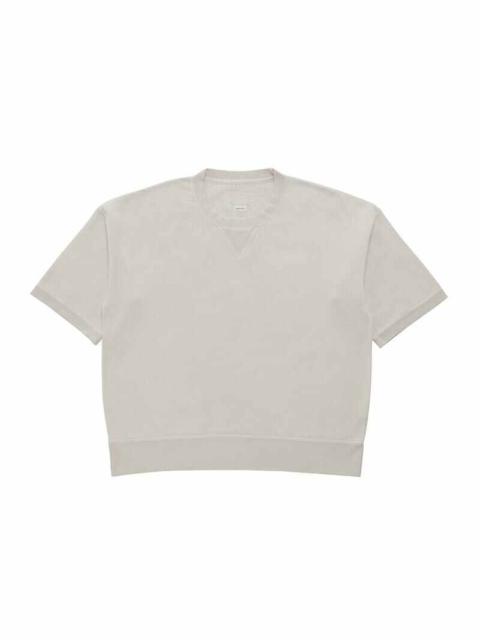 visvim JUMBO SB SWEAT S/S DMGD (U.D.) OFF WHITE