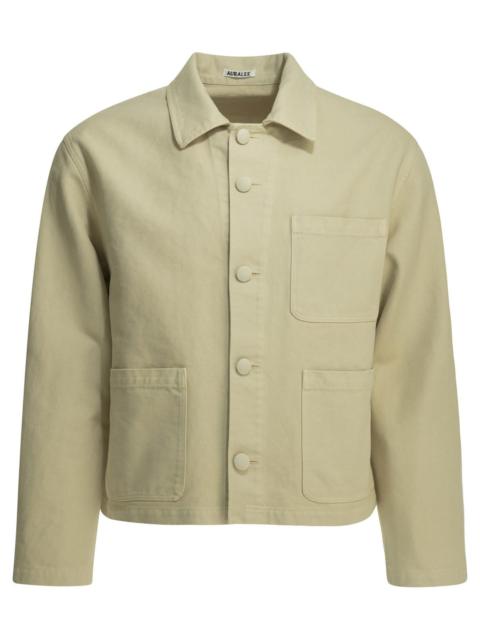 AURALEE Auralee Cotton overshirt jacket