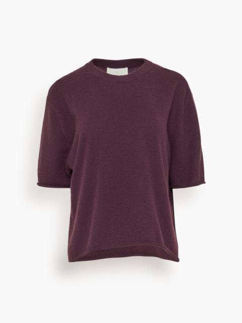 LISA YANG Cila T-Shirt in Mahogany