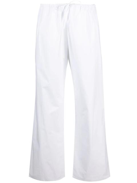 MATTEAU straight-leg organic-cotton trousers