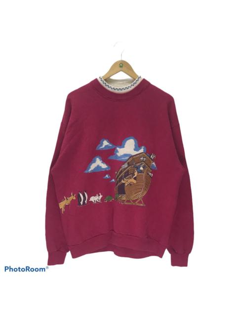 Vintage Sweatshirt Movie Noah Caricature Cartoon
