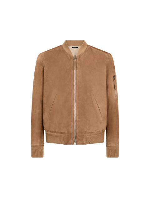 TOM FORD LIGHT SUEDE BOMBER