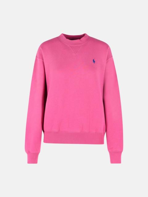 Polo Ralph Lauren FUCHSIA COTTON BLEND SWEATSHIRT
