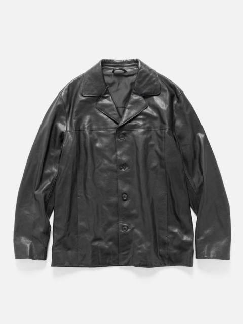 YOKE Leather Car Jacket Black