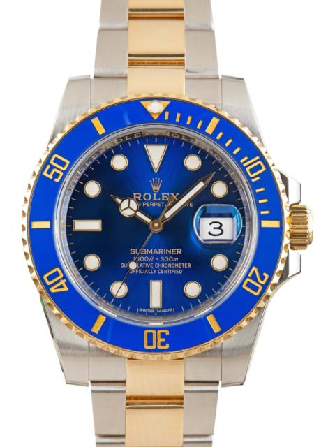 ROLEX Used Rolex Submariner 116613 Blue Dial
