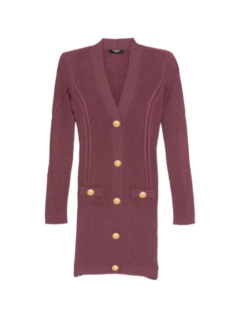 Balmain V-necked short dress