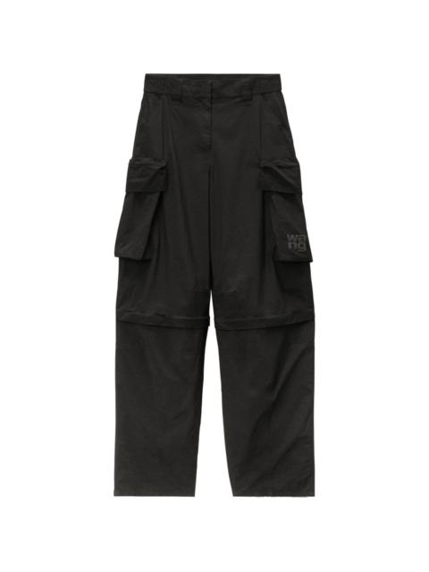 Alexander Wang panelled wide-leg cargo trousers