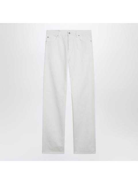 GUCCI Gucci White Trousers With Horsebit Detail Men