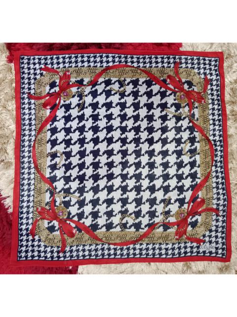 CELINE CELINE HOUNDSTOOTH HANDKERCHIEF