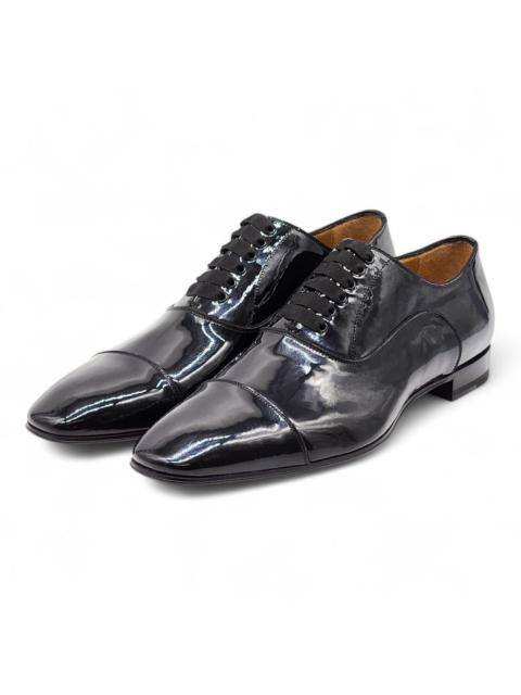 Greggo Oxford Tuxedo Patent Leather Shoes EU 43.5 US 10.5