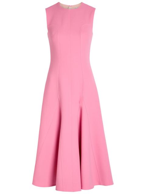 EMILIA WICKSTEAD Emilia Wickstead Benicia Wool-crepe Midi Dress