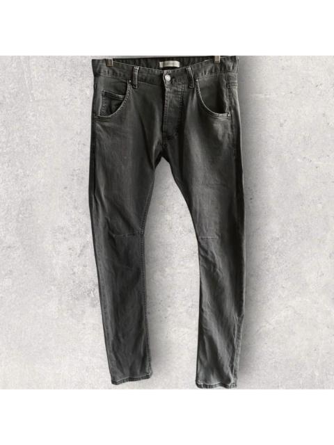 Balmain Balmain Biker Dart Knees Dark Grey Jeans