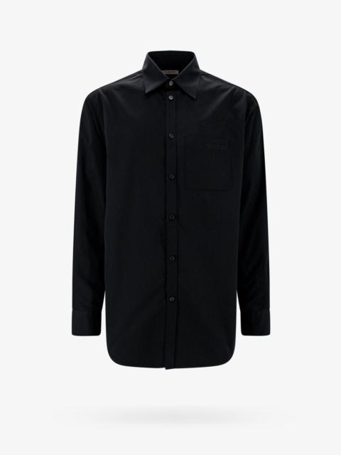 Valentino Man Shirt Man Black Shirts