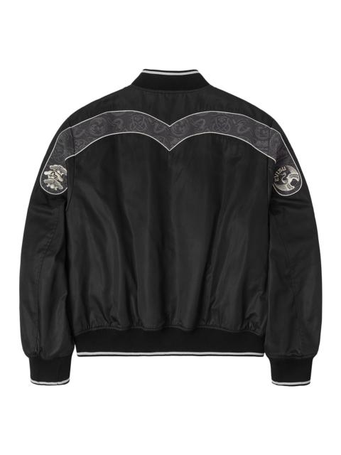 EVISU Crane inserted Daicock Relax Fit Bomber Jacket