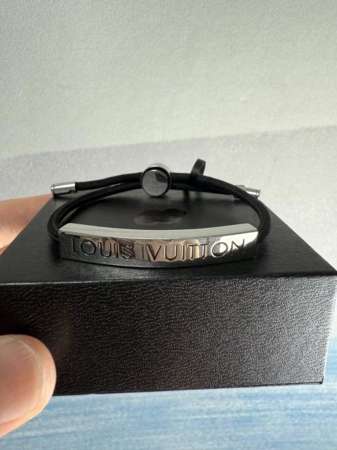 Louis Vuitton Louis Vuitton Silver-Tone Initial Bracelet