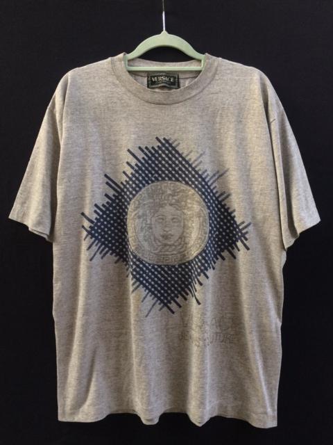 VERSACE JEANS COUTURE vintage single stitch tshirt versace jeans couture big logo