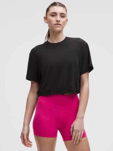 lululemon Jersey Training Elastic-Hem Short-Sleeve Shirt