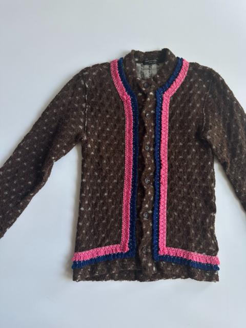 Comme Des Garçons Comme Des Garcons Homme Plus Color-Block Knit Sweater