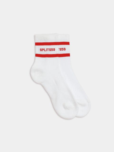 SPLITS59 Logo Stripe Quarter Socks