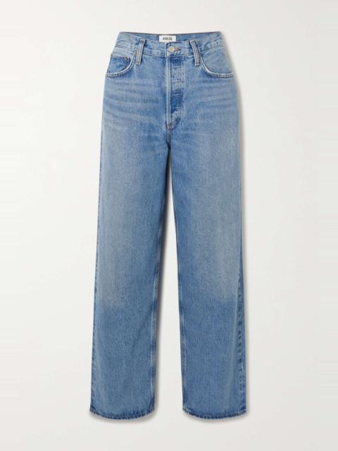 Low Slung Puddle jeans Mid denim