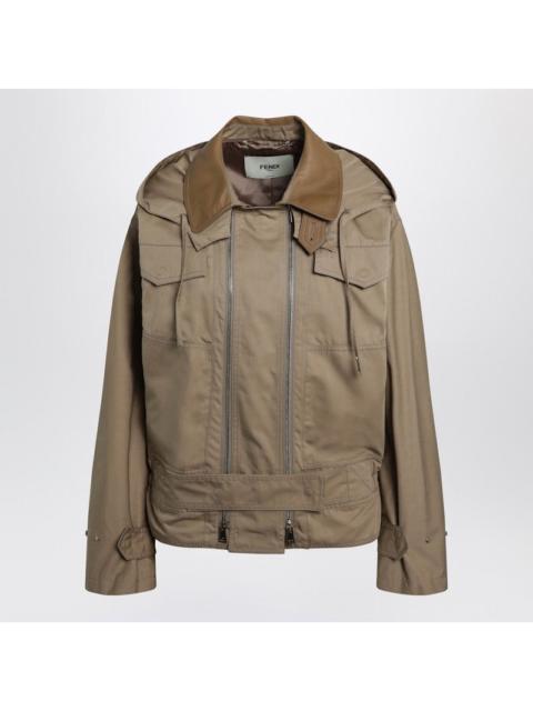 FENDI Fendi Beige Cotton Jacket Women