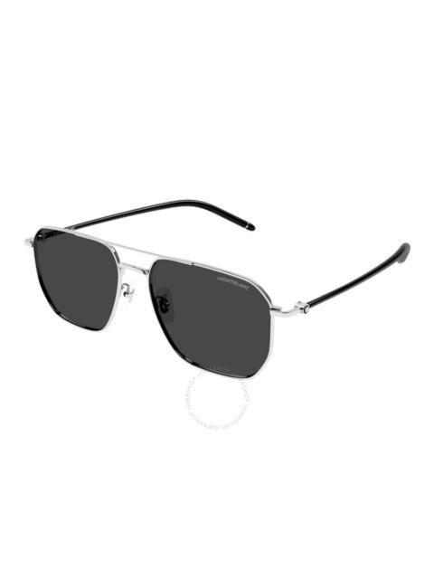Montblanc Montblanc Grey Navigator Men's Sunglasses MB0367SA 002 60