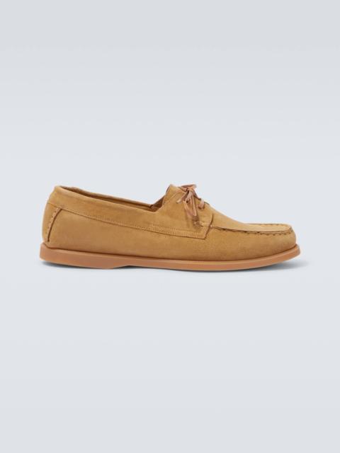SAMAN AMEL City Moc suede boat shoes