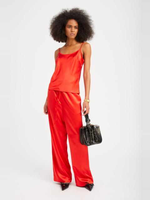 SPRWMN RED SILK KAUAI PANTS