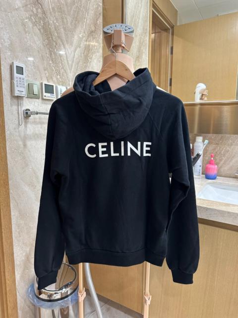CELINE Celine back logo hoodie S
