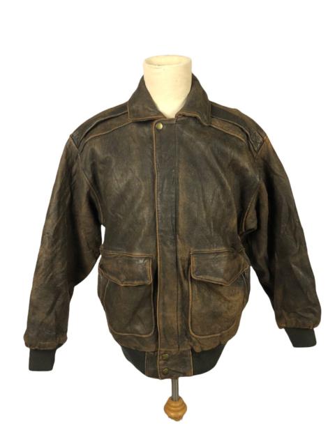 Other Designers Genuine Leather - Vintage Japanese Brand Suburban B3 Leather Jacket