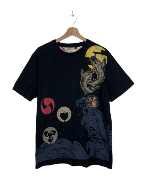 Other Designers Japanese Brand - NAMINORI TATSUJIN JAPANESE CULTURE GOLD FONT ART DESIGN