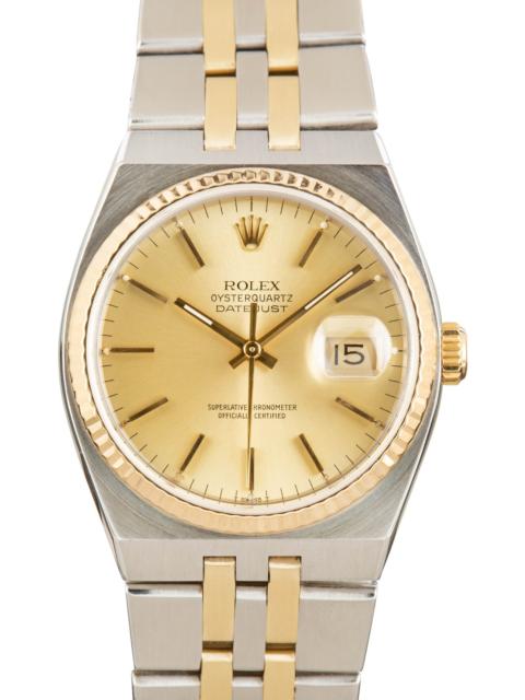 ROLEX Rolex Datejust 36 Oysterquartz Ref 17013 Champagne