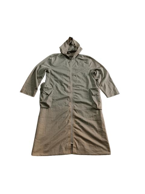 Other Designers Vintage Sun faded Wind Poly Long Jacket with Hoodie