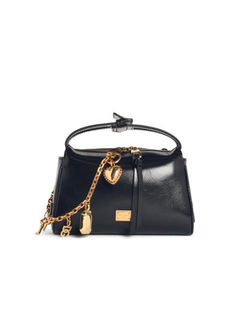 Dolce & Gabbana Dolce & Gabbana 'Vittoria' Black Leather Handbag Women
