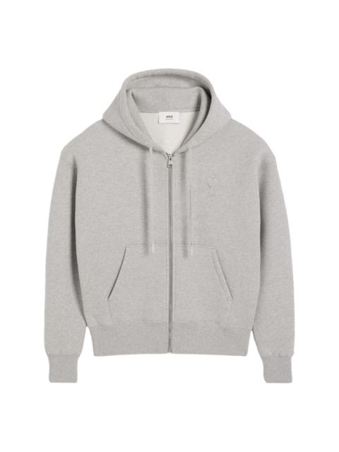 Ami de Coeur zipped cotton hoodie