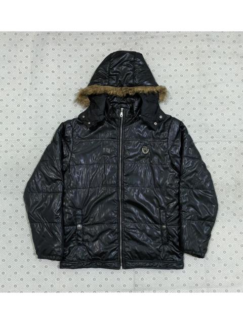 Other Designers Japanese Brand - Russ-K Puffer Hoodie Zipper Jacket