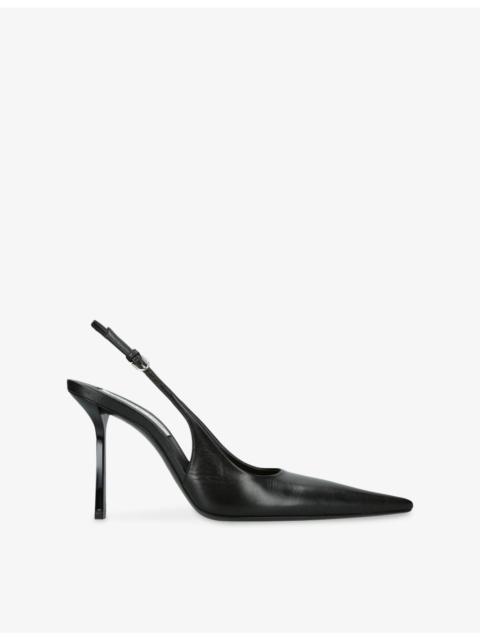 Victoria Beckham Stiletto Slingback 100 Leather Pumps