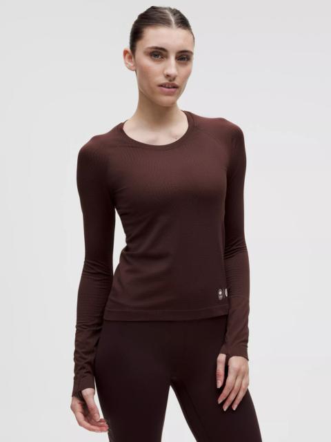 lululemon Team Canada Swiftly Tech Long-Sleeve Shirt 2.0 Waist Length *COC Logo