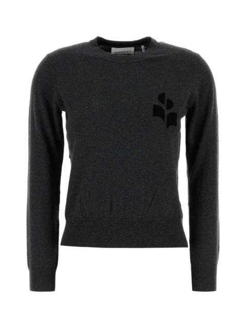 Isabel Marant Étoile Isabel Marant Etoile Women Charcoal Cotton Blend Lanta Sweater