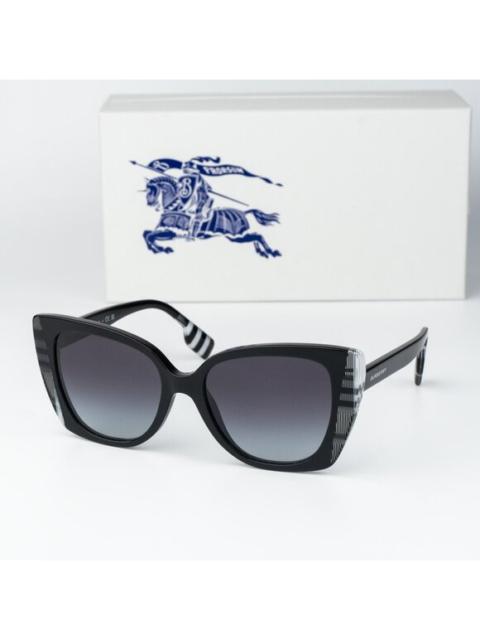 Burberry Burberry MARYL Women Sunglasses Black Grey Gradient Cat Eye BE4393 40518G