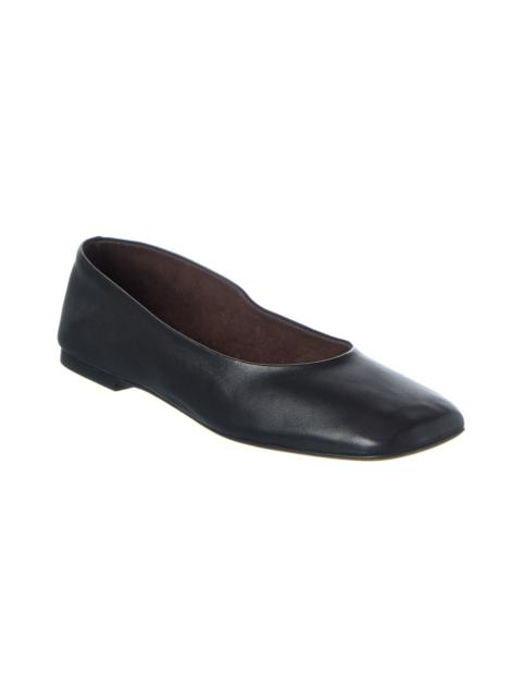 The Row The Row Square Leather Ballet Flat