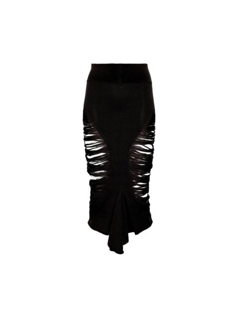 Rick Owens Rick Owens Calf Tanja Skirt 'Black'