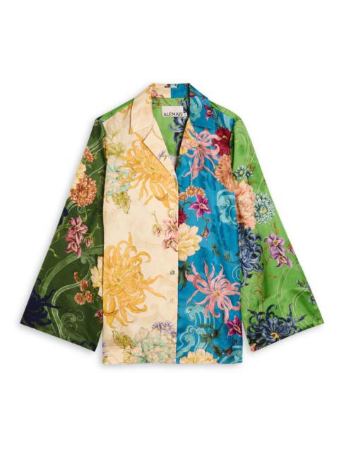 ALÉMAIS Alemais Avery Floral Satin Shirt