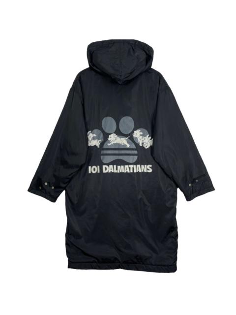Other Designers Vintage Disney 101 Dalmatians Long Jacket Back Print Hoodie