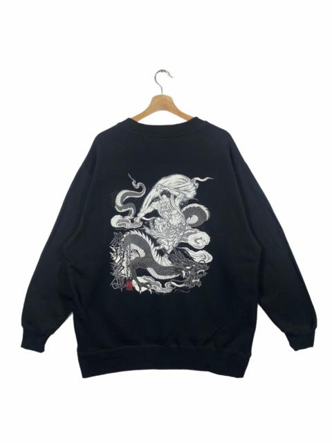 Other Designers Vintage - Vintage Dog Town Black Dragon Sweatshirt Size XL Color Black