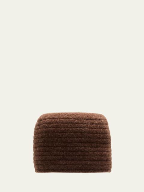 Loro Piana Alicia Felted Wool Beanie